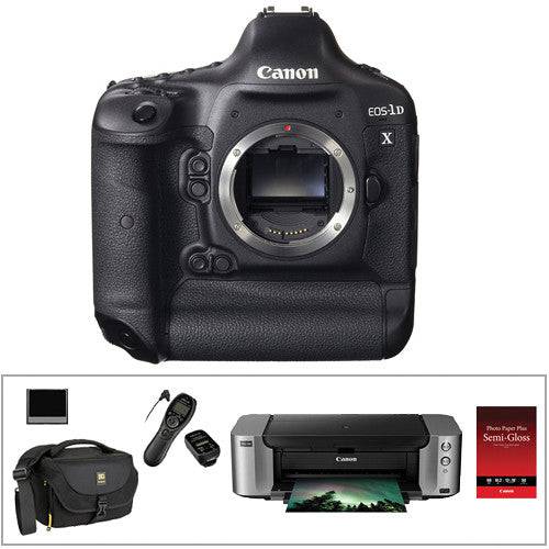 Canon EOS-1D X DSLR W/ PIXMA PRO-100 Wireless Inkjet Printer Kit