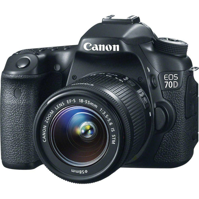 Canon EOS 70D/80D DSLR Camera with 18-55mm and 70-300mm Lenses Kit