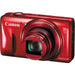 Canon PowerShot SX600 HS Digital Camera (Red)
