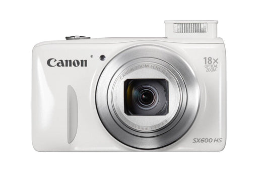 Canon PowerShot SX600 HS Digital Camera (White)