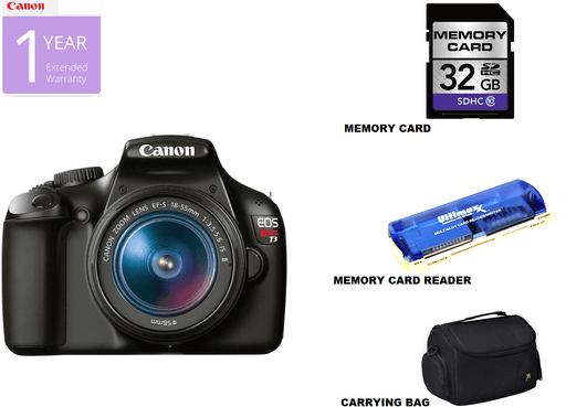 Canon EOS Rebel T3 DSLR Camera w/Canon 18-55mm IS II Lens USA