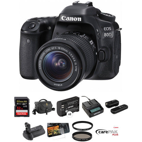 裕*様 Canon EOS80D 5点セット Amazon.com : Canon EOS 80D Digital SLR Kit with EF-S 18-55mm f/3.5