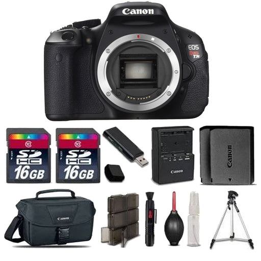 Canon EOS Rebel T3i (Body Only) with Sandisk 32GB Package