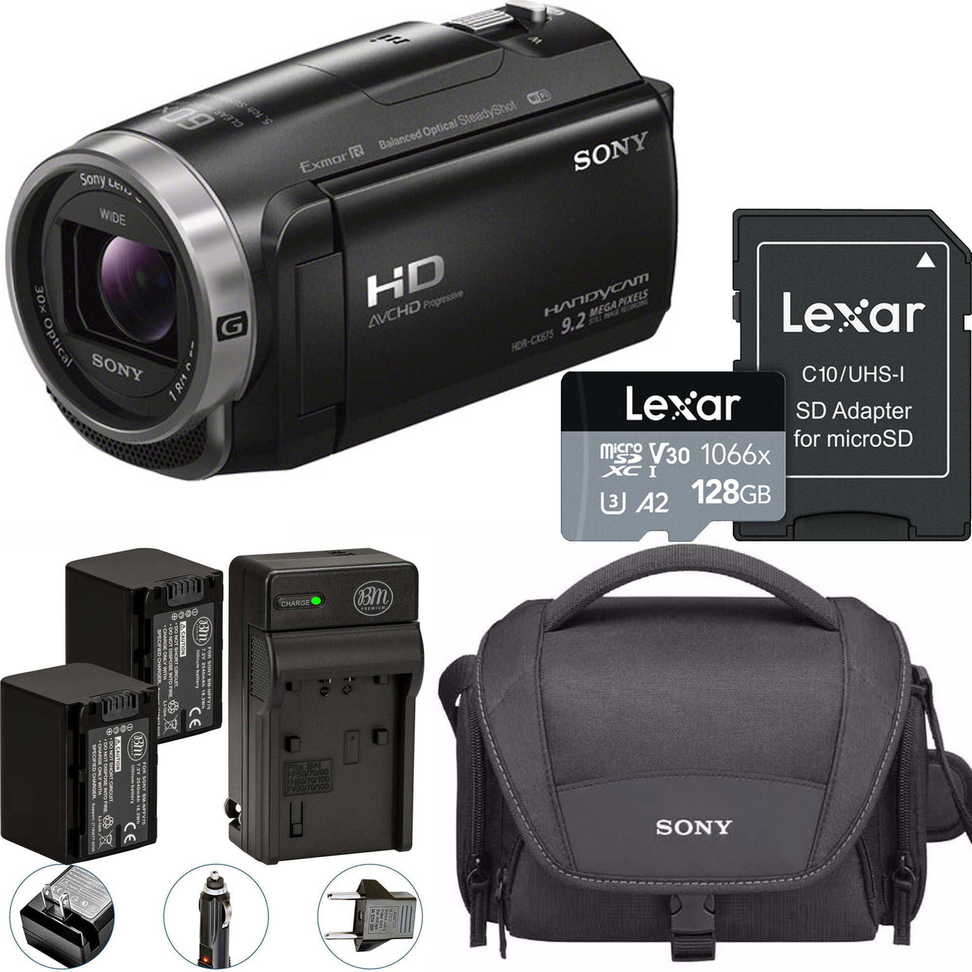 Sony HDR-CX675 Full HD Handycam Camcorder with 2x Spare Sony HDR-CX675 Full HD Handycam Camcorder with 2x Spare