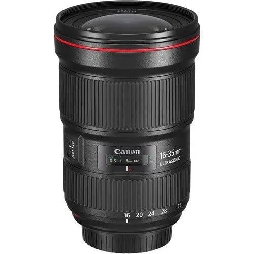 Canon EF 16-35mm f/2.8L III USM Zoom Lens with 3 UV/CPL/ND8 Filters Full Size Tripod Kit