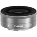 Canon EF-M 22mm f/2 STM Lens (Silver)