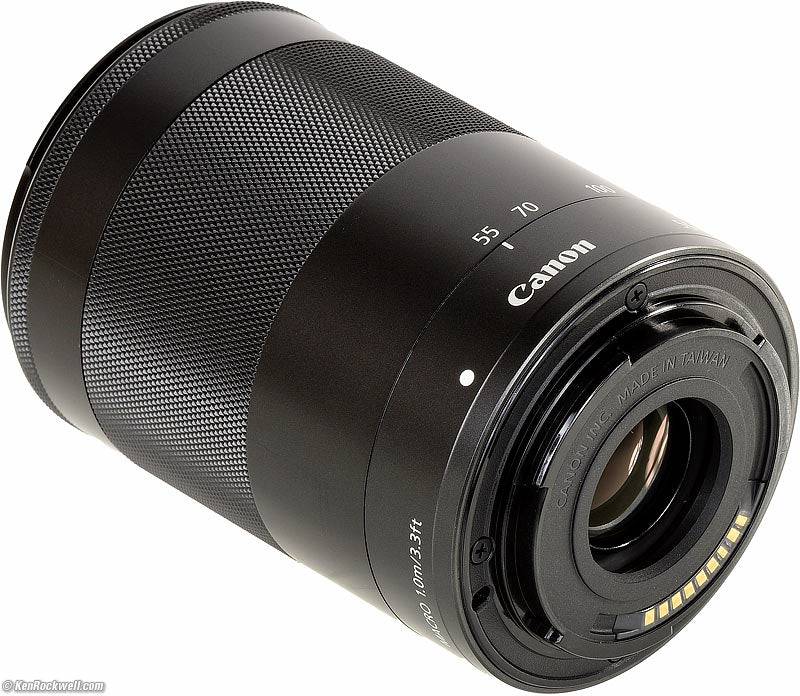 Canon EF-M 55-200mm f/4.5-6.3 IS STM Lens (Black)