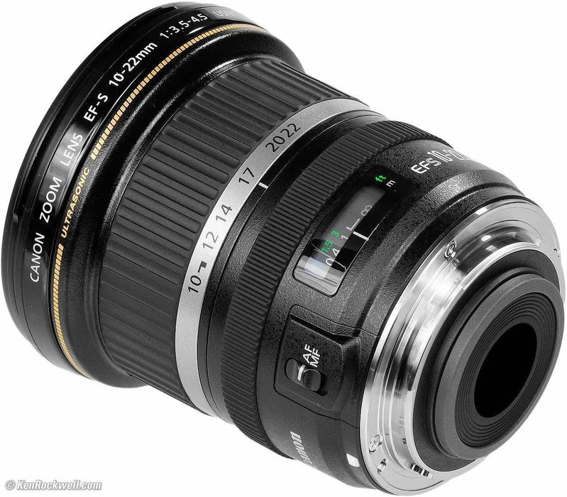 Canon EF-S 10-22mm f/3.5-4.5 USM Lens USA