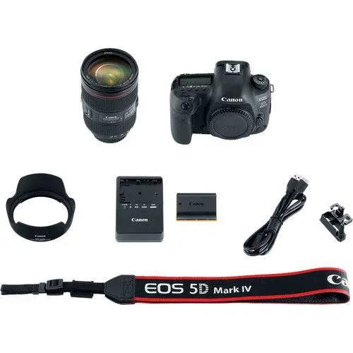Canon EOS 5D Mark IV Digital SLR Camera W/ EF 24-105mm f/4L IS II USM Lens USA