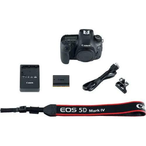 Canon EOS 5D Mark IV Full Frame 30.4MP Camera + 24-105mm f/4L IS II - 32GB Kit, Black