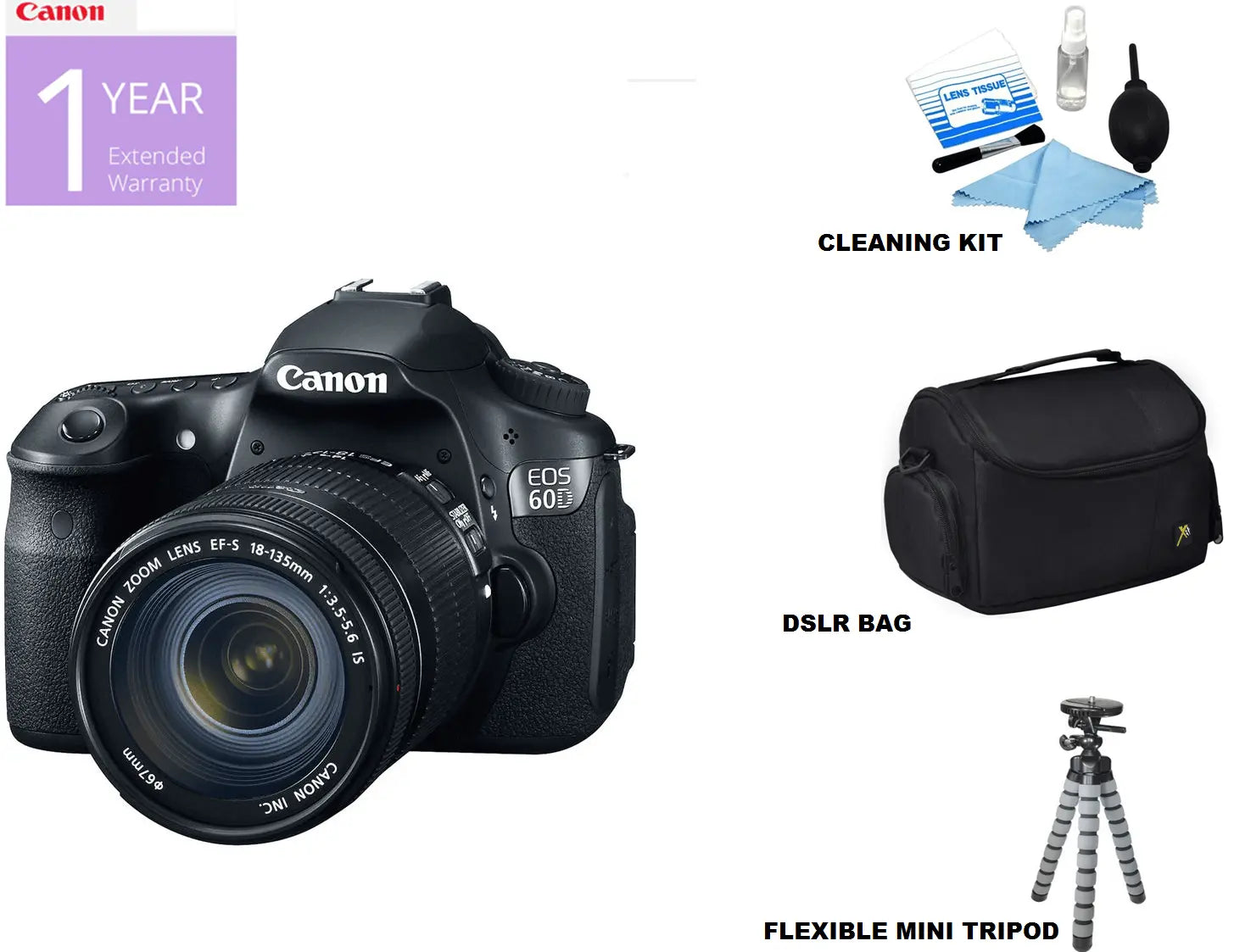 □CANON EOS 60D EF-S 18-135 IS レンズキット 元箱＆付属完備 訳有 