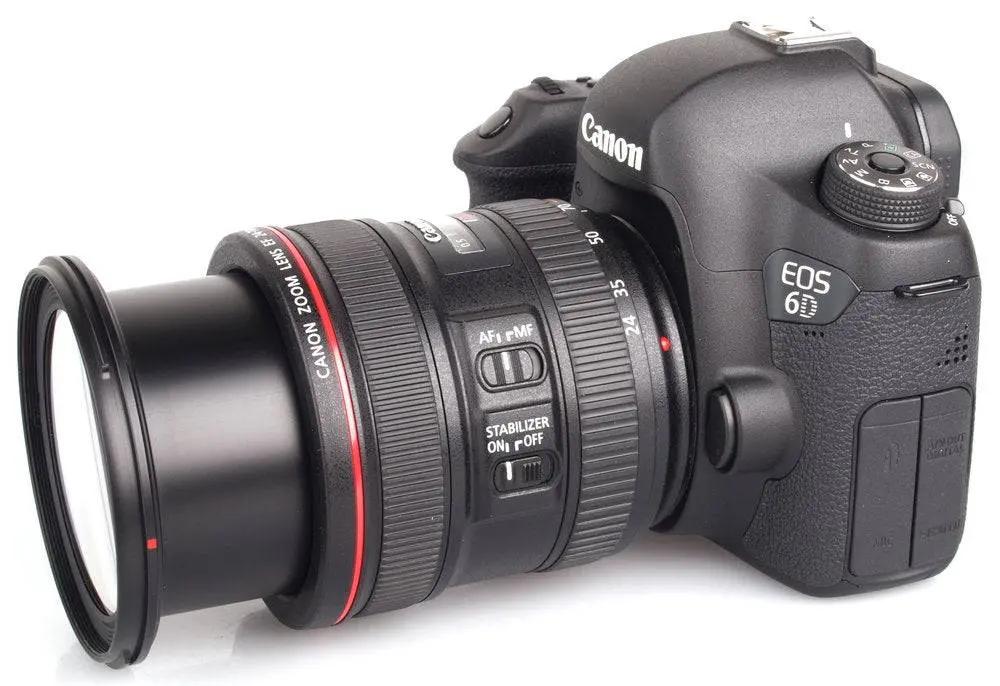 Canon EOS 6D DSLR Camera w/Canon 24-70mm f/4L Lens (USA)