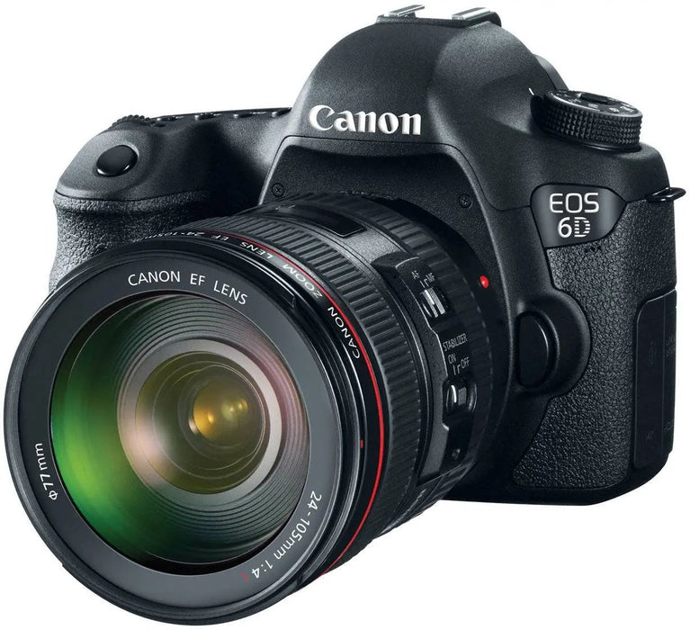 Canon EOS 6D DSLR Camera with 24-105mm f/4L and 70-30mm Lenses USA