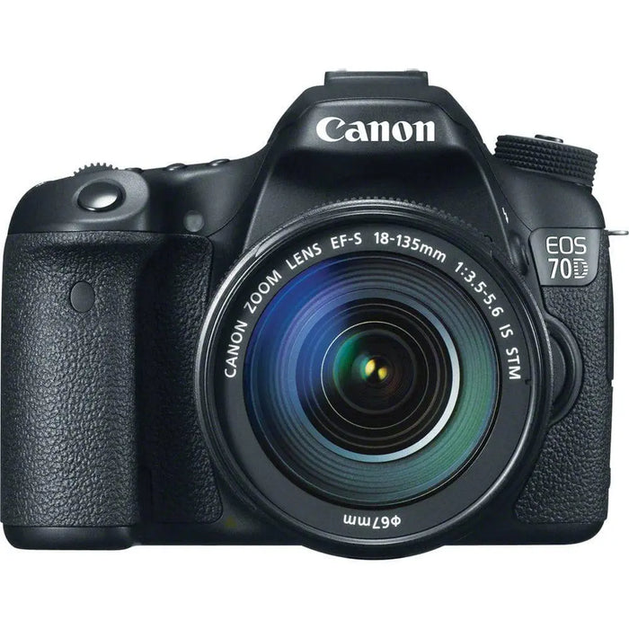 Canon EOS 70D/80D DSLR Camera with 18-135mm and 70-300mm Lenses Kit