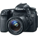 Canon EOS 70D/80D DSLR Camera with 18-55mm & Battery Grip, 16GB Memory Card Bundle