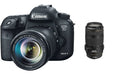 Canon EOS 7D Mark II DSLR Camera with 18-135mm and 70-300mm Lenses Kit
