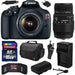 Canon EOS Rebel T5/2000D/4000D DSLR Camera with 18-55mm and Sigma 70-300mm DG Macro Lenses Starter Essential Package