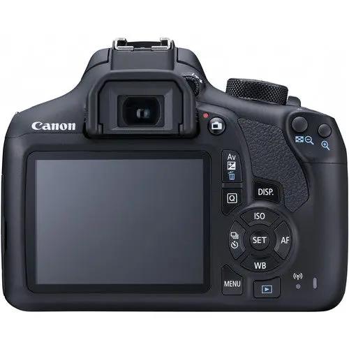 Canon EOS Rebel T6/2000D DSLR Camera with 18-55mm Lens and 75-300mm Lenses| 64GB MC| DSLR Bag |Flash | Tripod &amp; More