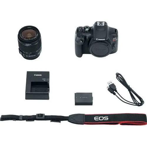 Canon EOS Rebel T6/2000D DSLR Camera with 18-55mm Lens with Case | HDMI Cable &amp; Cleaning Kit Package