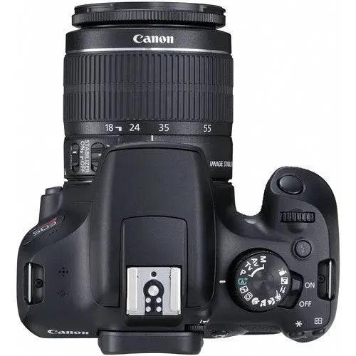 Canon EOS Rebel T6/2000d DSLR Camera with 18-55mm Lens 2pc High Speed 32GB Memory Cards UV Filter