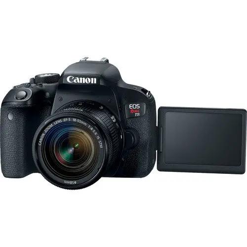 Canon EOS Rebel T7i/800D DSLR Camera with 18-55mm Lens & Tamron Zoom Telephoto AF 70-300mm f/4-5.6 Autofocus Lens Accessory Bundle