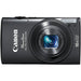 Canon PowerShot ELPH 330 12.1MP Digital Camera - Black with Cleaning Kit