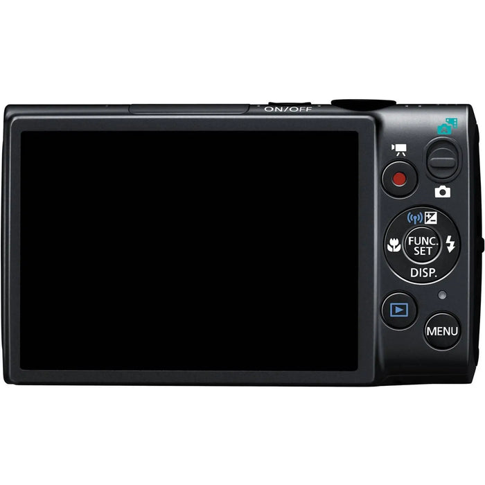 Canon PowerShot ELPH 330 12.1MP Digital Camera - Black with Cleaning Kit