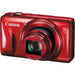 Canon PowerShot SX600 HS Digital Camera (Red)