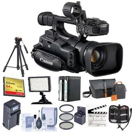 Canon XF105 HD Professional Camcorder + 6GB MEMORY CARD + FULL SIZIE TRIPOD BUNDLE