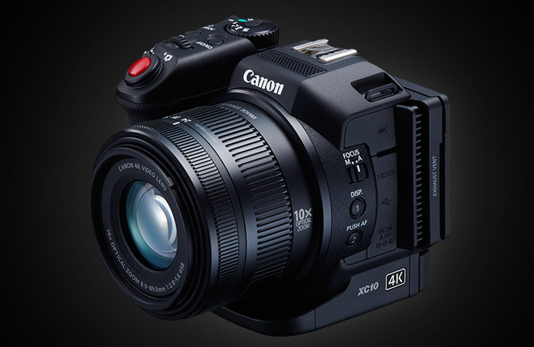 Canon XC10 4K Professional Camcorder with 64GB CF , Extra Battery, UV Filter, LED Light, Case, Telephoto Lens, Wide Angle Lens, and More - Bundle