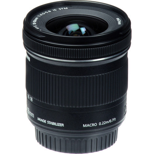 Canon EF-S 10-18mm f/4.5-5.6 IS STM Lens with 3pc Filter Kit Ultimate Accessories for Canon EOS 550D 500D 450D 400D