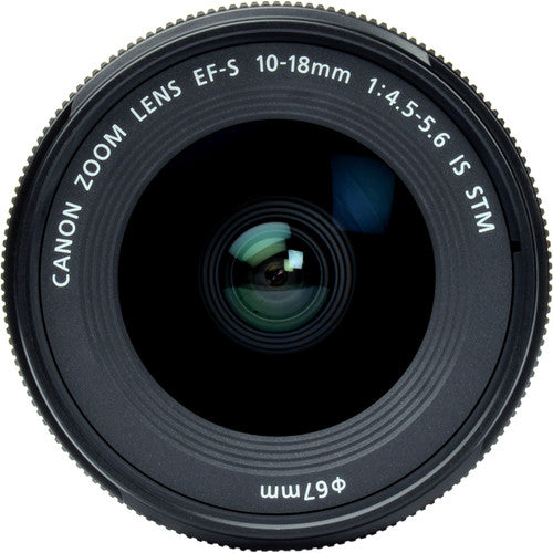 Canon EF-S 10-18mm f/4.5-5.6 IS STM Lens with 3pc Filter Kit Ultimate Accessories for Canon EOS 550D 500D 450D 400D
