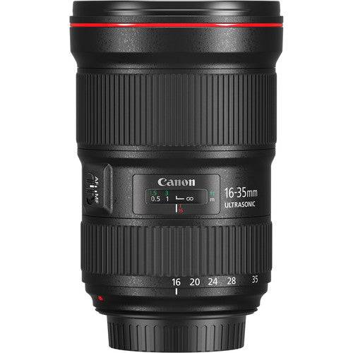 Canon EF 16-35mm f/2.8L III USM Ultra Wide Angle Zoom Lens 64GB Memory Card Bundle