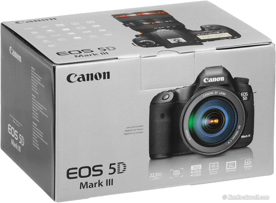 Canon EOS 5D Mark III / IV 22.3 MP Full Frame CMOS Digital SLR Camera Body Super Bundle