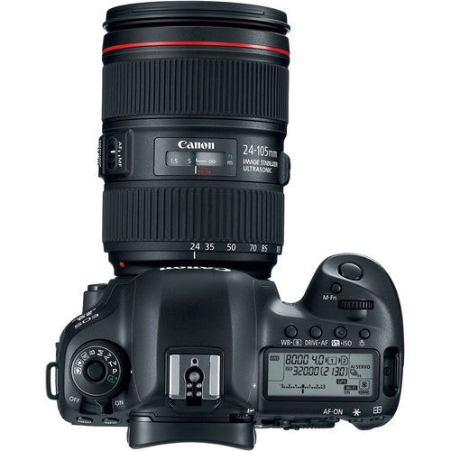 Canon EOS 5D Mark IV Digital SLR Camera with Canon EF 24-105mm f/4L is II + Tamron 70-300mm f/4-5.6 Di LD AF+ EF 50mm f/1.8 STM + Accessory Bundle