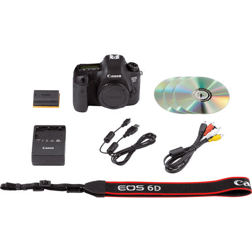 Canon EOS 6D DSLR Camera with 24-105mm f/4L Lens - Ultimate Saving Bundle Kit