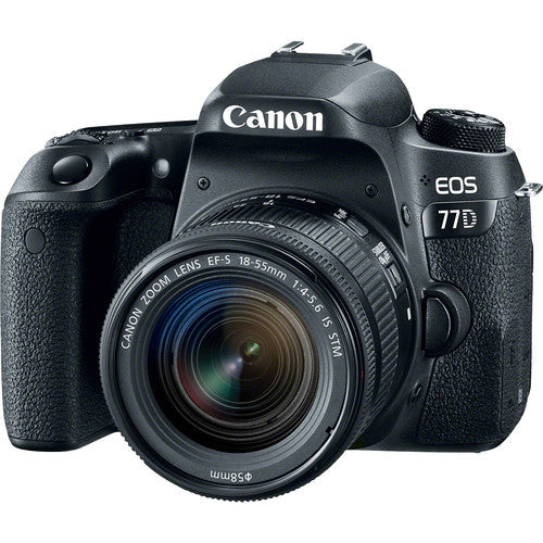 Canon EOS 77D DSLR Camera with 18-55mm Lens USA