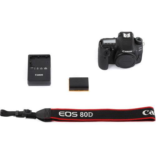 Canon EOS 80D DSLR Camera (Body Only) Starter Kit