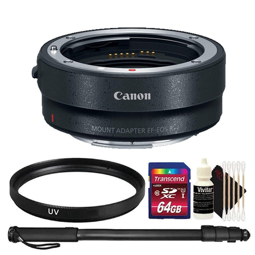Canon Mount Adapter EF-EOS R With 64 GB Memory Card &amp; More