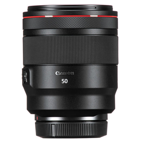 Canon RF 50mm f/1.2L USM Lens Sandisk Extreme Pro 32GB Starter Package With Rain Cover
