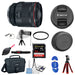 Canon RF 50mm f/1.2L USM Lens Sandisk Extreme Pro 32GB Starter Package With Rain Cover