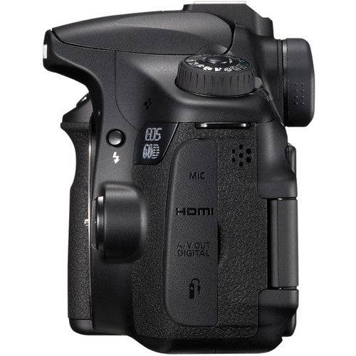 Canon EOS 60D DSLR Digital Camera with 18-55mm is II + 75-300mm USM Lens + 128GB Memory + 2 Batteries + Deluxe Bundle