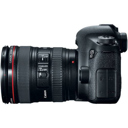 Canon EOS 6D DSLR Camera with EF 24-105mm f/4L Is USM Lens Kit Deluxe Bundle