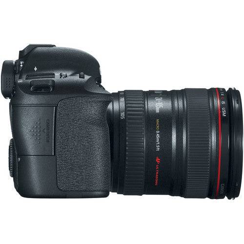 Canon EOS 6D Digital SLR Camera Body with EF 24-105mm L IS USM Lens with 64GB Card + Backpack + Grip + Battery &amp; Charger + Tripod + Kit