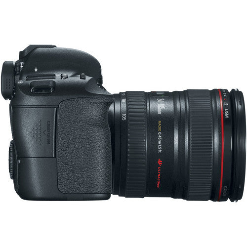 Canon Eos 6D 20.2MP Full Frame Dslr with Canon EF 24-105mm f/3.5-5.6 Is STM Lens +32GB Memory Card + UV Filter + Flexible Spider
