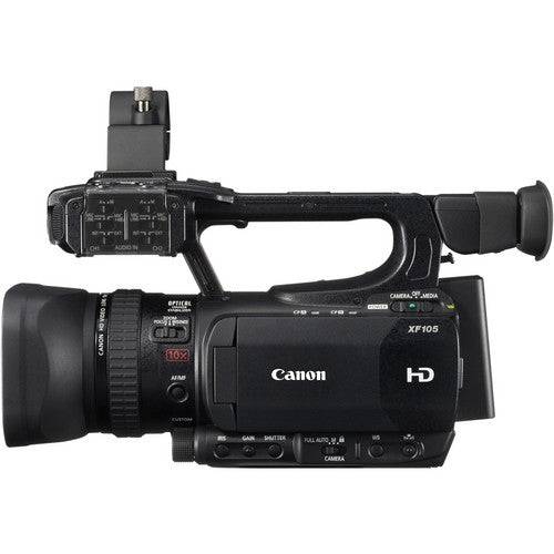 Canon XF105 HD Professional Camcorder DELUXE BUNDLE NEW!