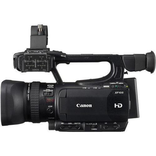 Canon XF105 HD Professional Camcorder Accessory Bundle