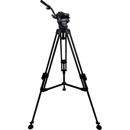 Cartoni Focus 8 Fluid Head with Sliding Plate & APTP Tripod (75mm)