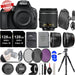 Nikon D5600 Digital SLR Camera 3 Lens 18-55mm VR w/ 256GB MC | Backpack | Tripod | Card Reader | Filters &amp; More