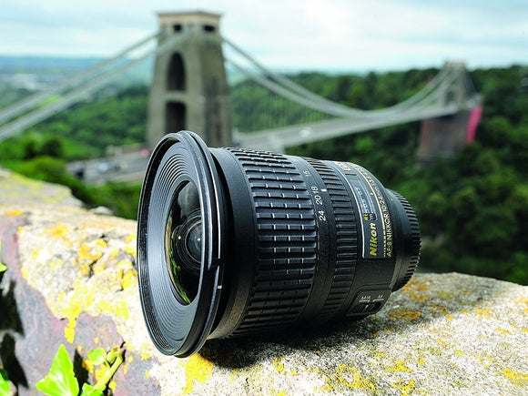 Nikon AF-S DX NIKKOR 10-24mm f/3.5-4.5G ED Lens Accessory Bundle, 58mm Wide-angle &amp; Telephoto Lens, + Filters + Lens Pouch Bundle